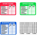 Business Hour Kits - Store Hours