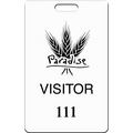 Vertical Visitor Badges - 3 3/8" x 2 1/8"