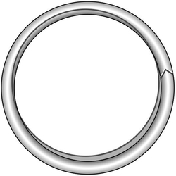 Split Key Ring - 1" outside Diameter