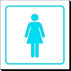 Symbol Sign - Women's Washroom