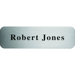 Personalized Metal Badges - 3" x 1"