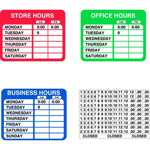 Business Hour Kits - Office Hours